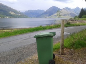 waiting for the bin men