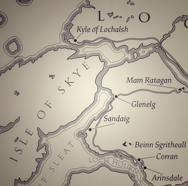 Ausschnitt aus der Krimi Karte @nme