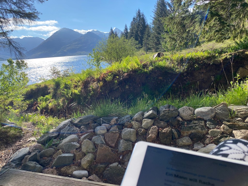 Hüttenblick Sommerarbeit @nme Abenteuer Highlands