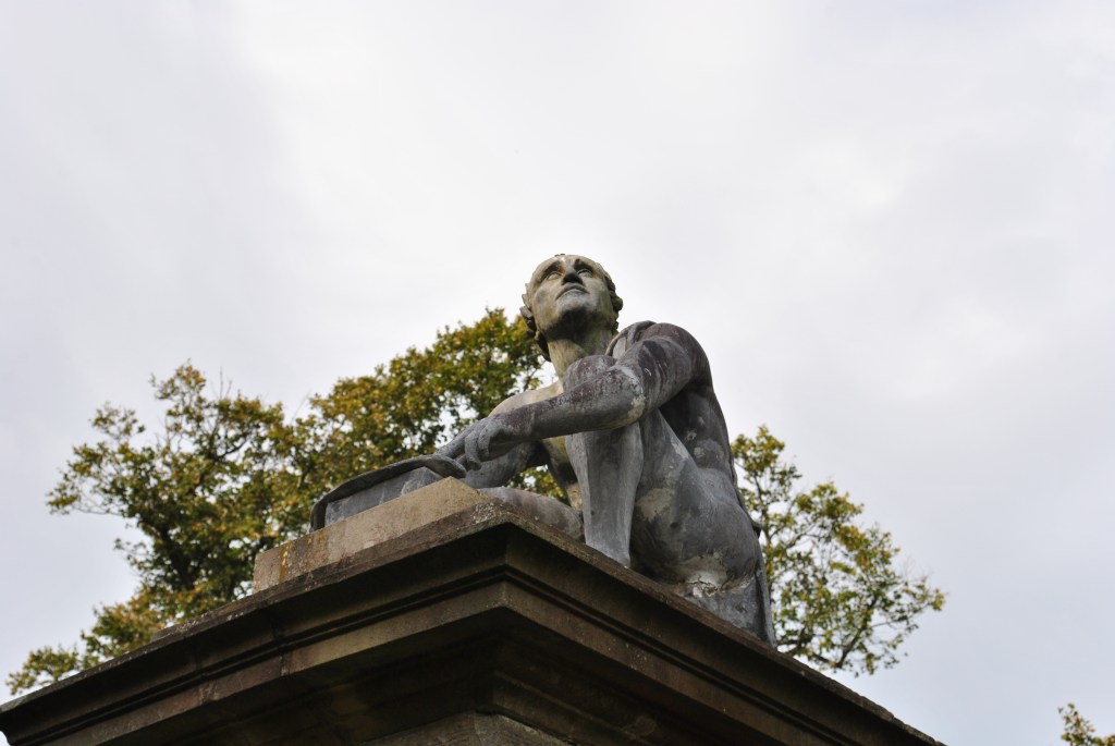 Marmorstatue von Arrotino Wemyss Mausoleum @nme Abenteuer Highlands