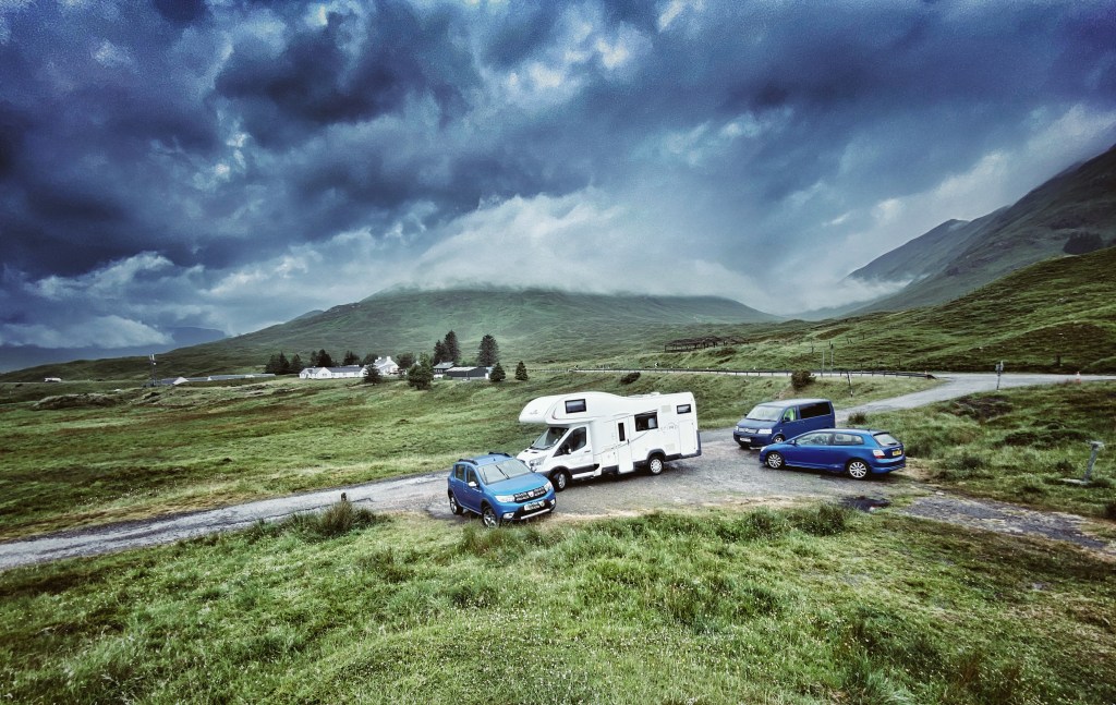 Camper Parkplatz Cluanie @nme Nellie Merthe Erkenbach