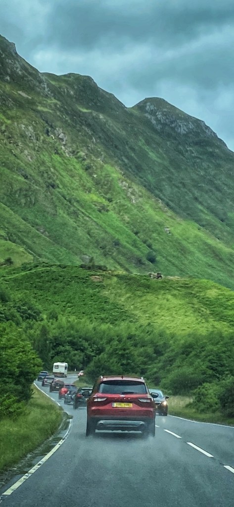 Verkehr Schottische HIghlands Camper @nme Nallei Merthge Erkenbach